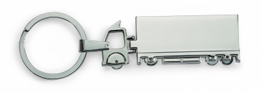 Logo trade promotional merchandise photo of: Truck metal key ring Oulu