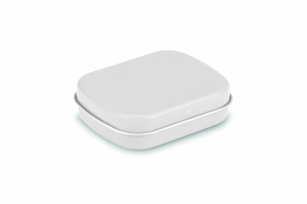 Logotrade promotional item picture of: Easy tin silver w/mints