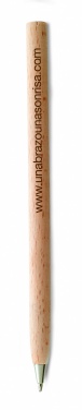 Logotrade promotional product picture of: Wooden ball pen