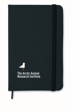Logo trade promotional merchandise photo of: A6 notebook 96 lined sheets