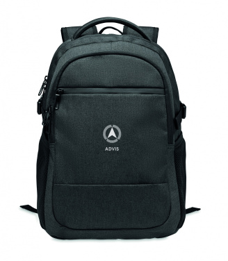 Logo trade promotional giveaways image of: 600D RPET laptop backpack