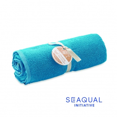 Logo trade promotional merchandise picture of: SEAQUAL® towel 100x170cm