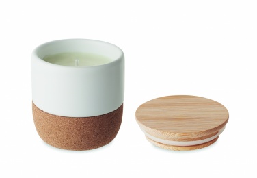 Logo trade promotional merchandise image of: Plant based wax candle 80 gr