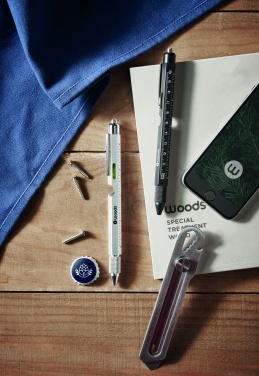 Logotrade promotional merchandise photo of: Spirit level pen with ruler