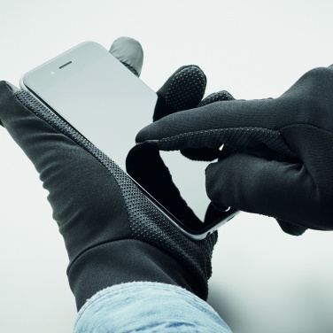 Logo trade promotional gift photo of: Tactile sport gloves