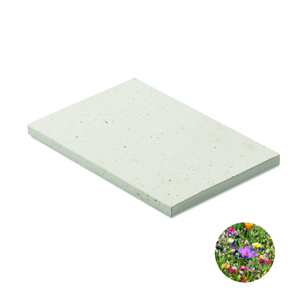 Logotrade promotional products photo of: A5 seed paper cover notebook