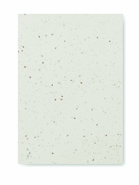 Logotrade promotional item image of: A5 seed paper cover notebook