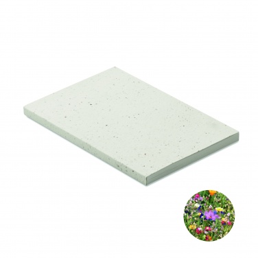 Logotrade advertising products photo of: A5 seed paper cover notebook
