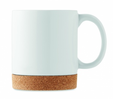 Logo trade promotional item photo of: Sublimation ceramic cork mug