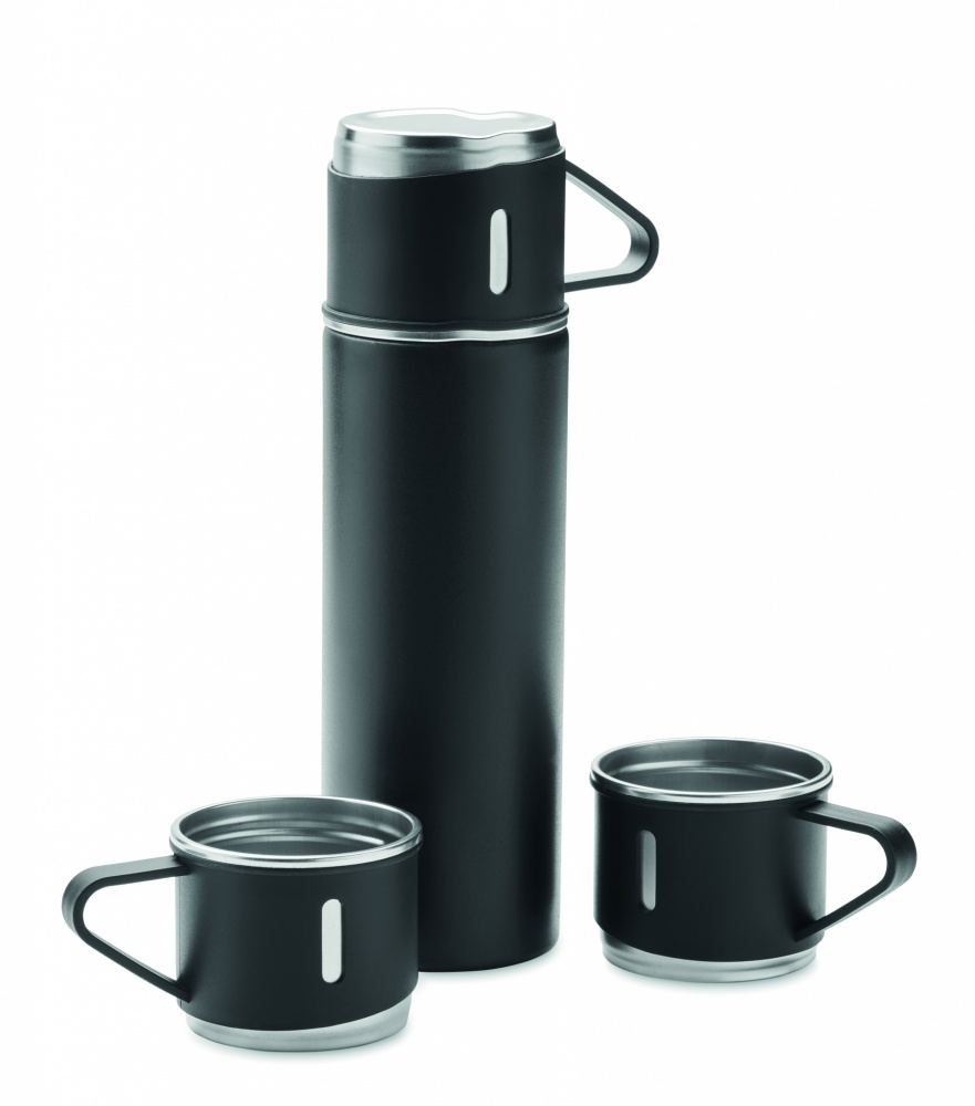 Logotrade promotional giveaway image of: Double wall bottle and cup set