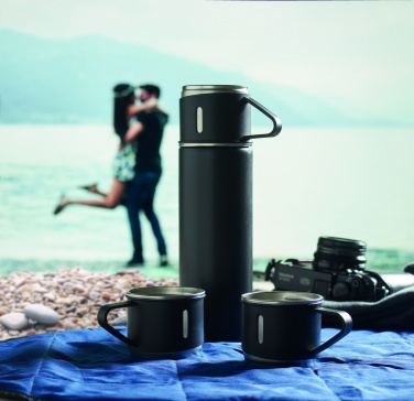 Logo trade promotional products picture of: Double wall bottle and cup set