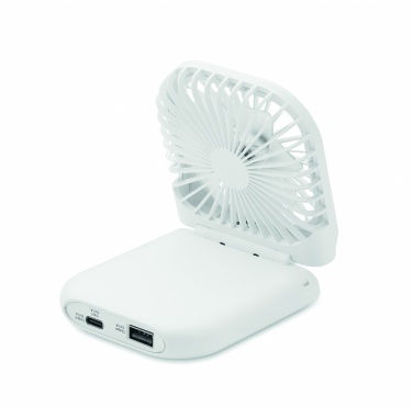 Logo trade promotional merchandise picture of: Portable foldable or desk fan