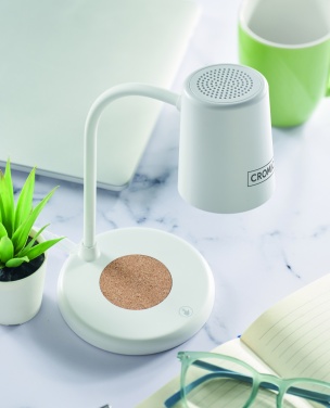 Logotrade promotional merchandise picture of: Wireless charger, lamp speaker