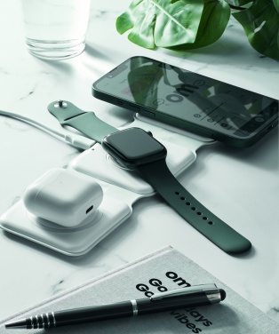 Logo trade promotional gift photo of: Foldable charging station