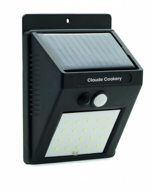Logo trade promotional merchandise picture of: Solar LED light motion
