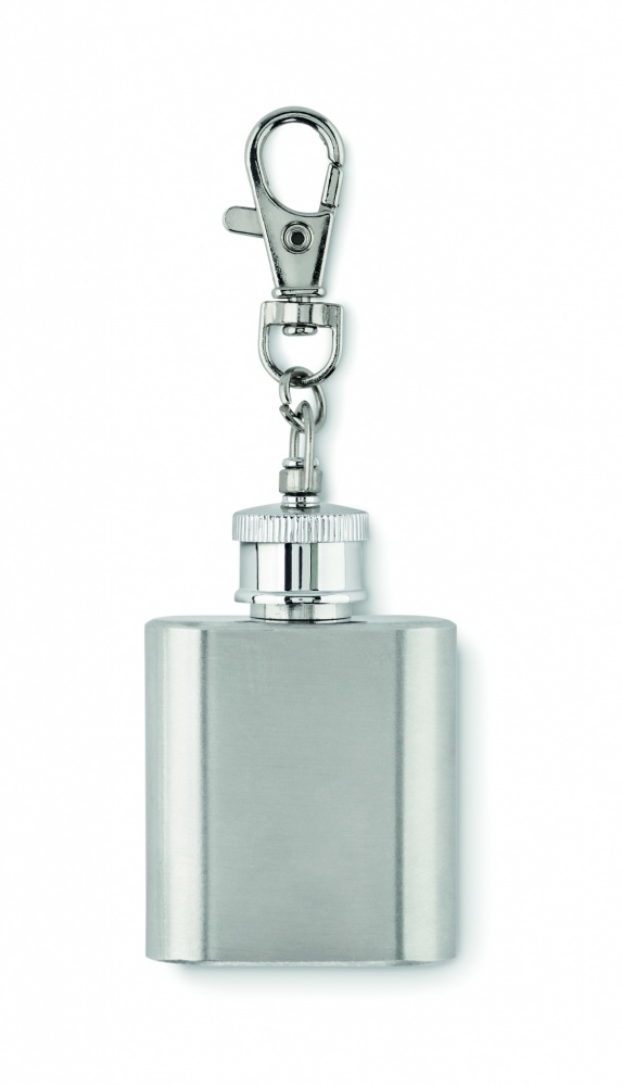 Logo trade promotional products picture of: Hipflask key ring Joensuu