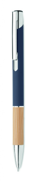 Logotrade promotional item picture of: Ballpoint pen made of aluminum with a bamboo grip