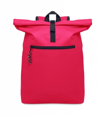 Logotrade promotional items photo of: 600Dpolyester rolltop backpack