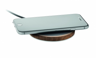 Logotrade business gifts photo of: Wireless charger in acacia 15W