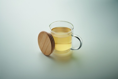 Logo trade promotional products image of: Double wall borosilicate mug