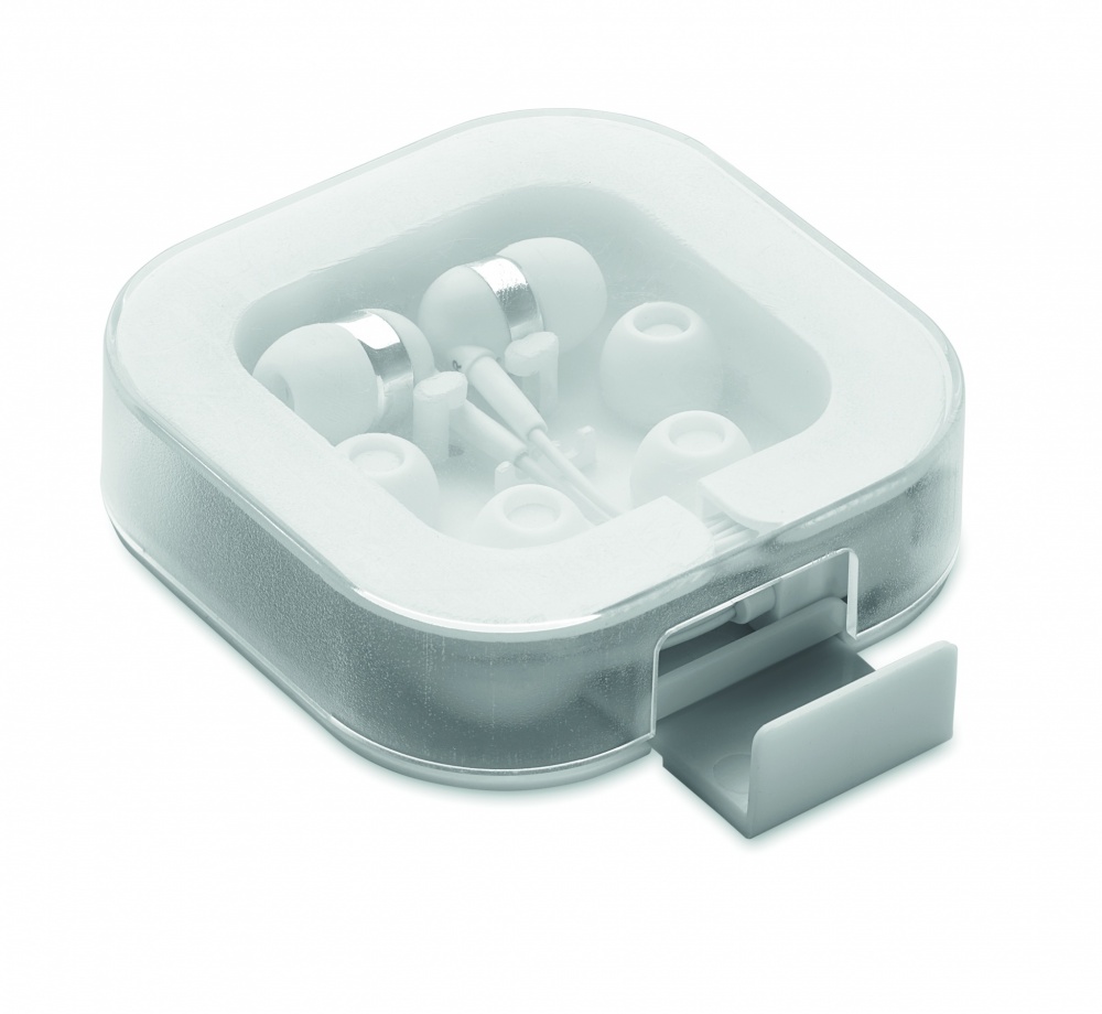 Logo trade promotional products image of: Ear phones with silicone covers