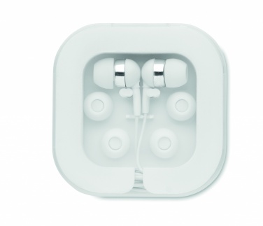 Logo trade business gifts image of: Ear phones with silicone covers