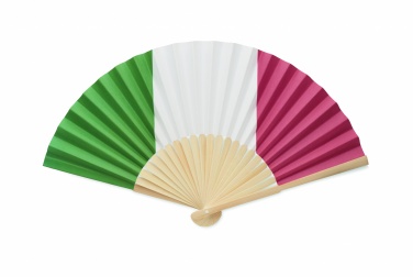 Logo trade corporate gifts image of: Manual fan flag design