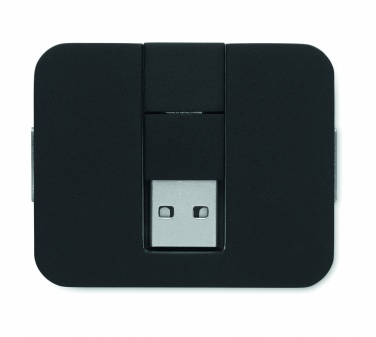 Logo trade business gifts image of: 4 port USB hub