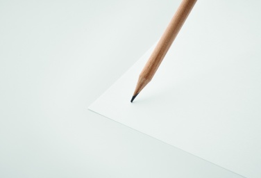 Logo trade corporate gift photo of: Natural pencil in seeded pouch