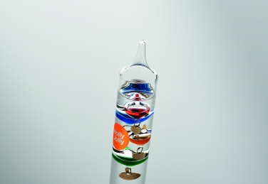 Logo trade promotional giveaways picture of: Galileo thermometer glass 28cm