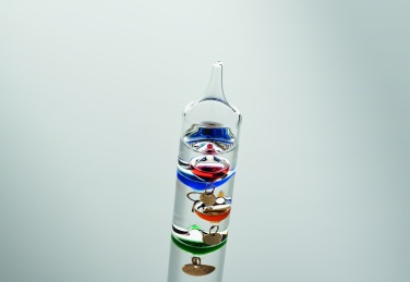 Logo trade promotional gifts picture of: Galileo thermometer glass 28cm