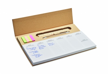 Logotrade advertising products photo of: Weekly desktop planner