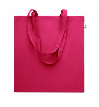 Logo trade promotional merchandise picture of: Recycled cotton shopping bag