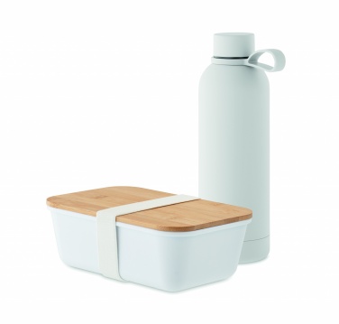 Logotrade promotional giveaway picture of: Lunch box bottle gift set