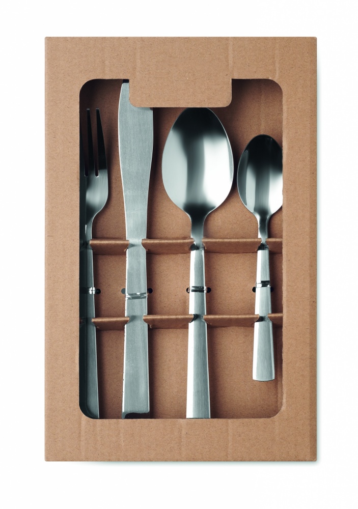 Logo trade corporate gifts picture of: 16 piece cutlery set.