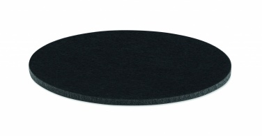 Logo trade advertising product photo of: Round coaster in RPET felt