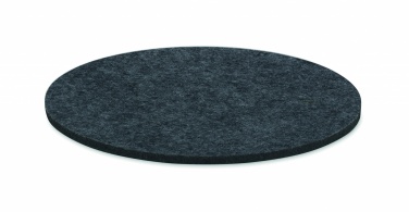 Logo trade corporate gifts image of: Round coaster in RPET felt