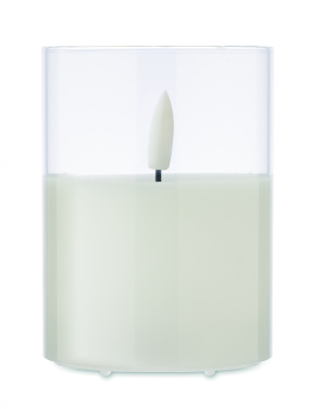 Logotrade promotional product picture of: LED wax candle in glass holder