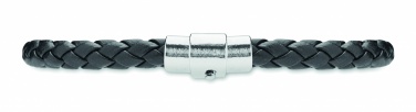 Logo trade business gift photo of: Braided faux leather bracelet