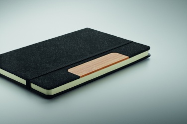 Logo trade advertising products picture of: A5 RPET notebook set