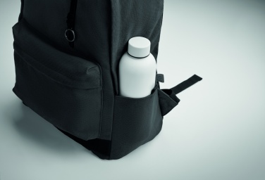 Logotrade promotional item image of: A 15-inch laptop backpack made of recycled pre-consumer cotton with customizable printing