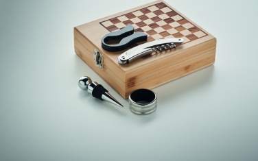 Logo trade promotional items picture of: Chess board wine set