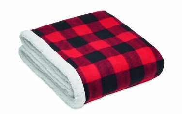 Logotrade promotional product image of: RPET sherpa fleece blanket
