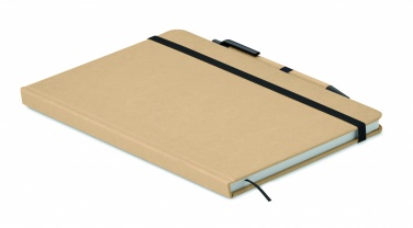 Logo trade promotional items picture of: Caratil A5 notebook in recycled carton