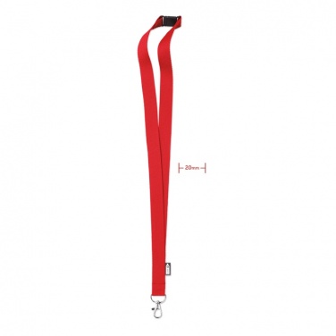 Logo trade corporate gift photo of: Lanyard in RPET 20 mm