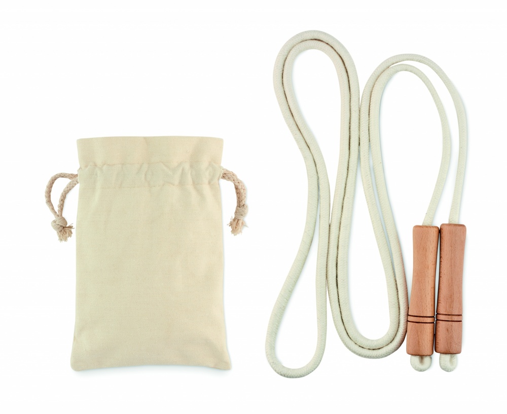 Logo trade promotional item photo of: Cotton skipping rope