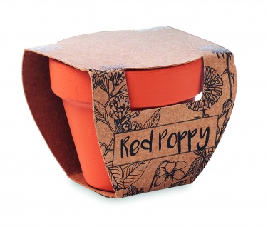 Logo trade promotional products picture of: Terracotta pot 'poppy'