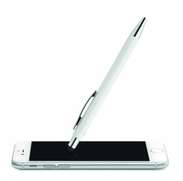 Logo trade promotional items image of: Antibacterial stylus ballpen