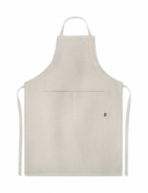 Logo trade promotional giveaway photo of: Hemp adjustable apron 200 gr/m²