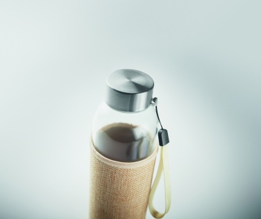 Logo trade advertising product photo of: Glass bottle in pouch 500ml